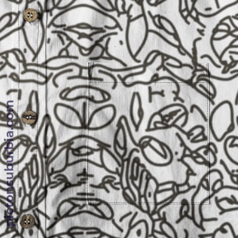 All-Over Print Men’s Breathable Shirt|140GSM Slub Cotton