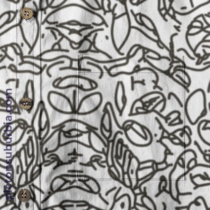 All-Over Print Men’s Breathable Shirt|140GSM Slub Cotton