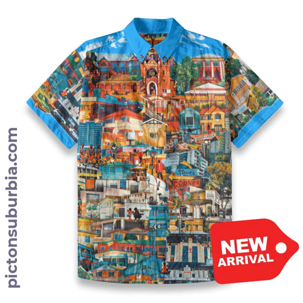 All-Over Print Men’s Breathable Shirt|140GSM Slub Cotton