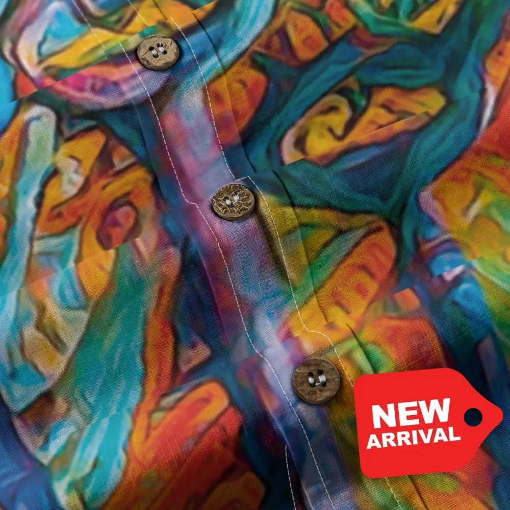 All-Over Print Men’s Breathable Shirt|140GSM Slub Cotton