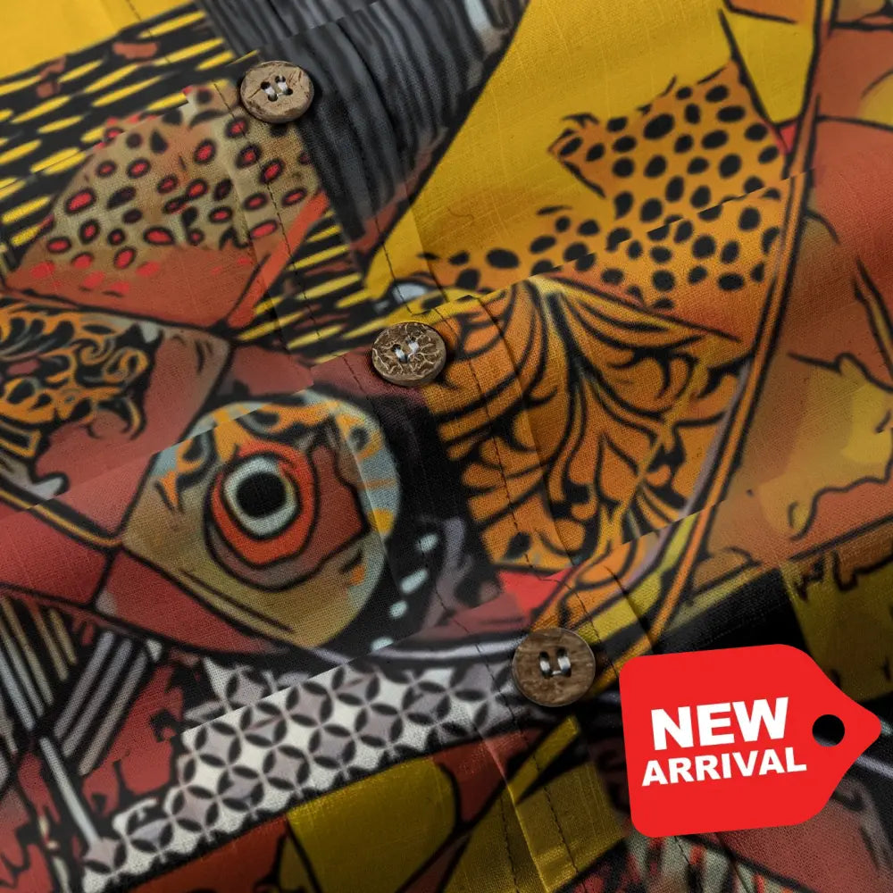 All-Over Print Men’s Breathable Shirt|140GSM Slub Cotton