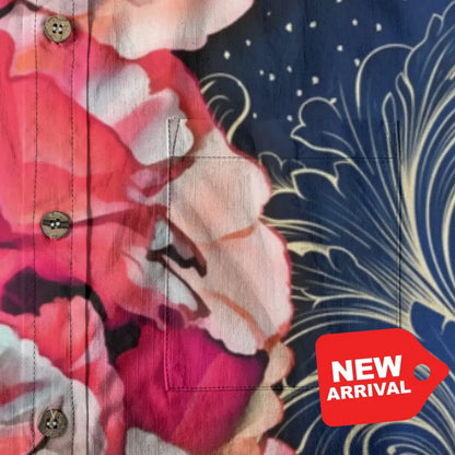 All-Over Print Men’s Breathable Shirt|140GSM Slub Cotton