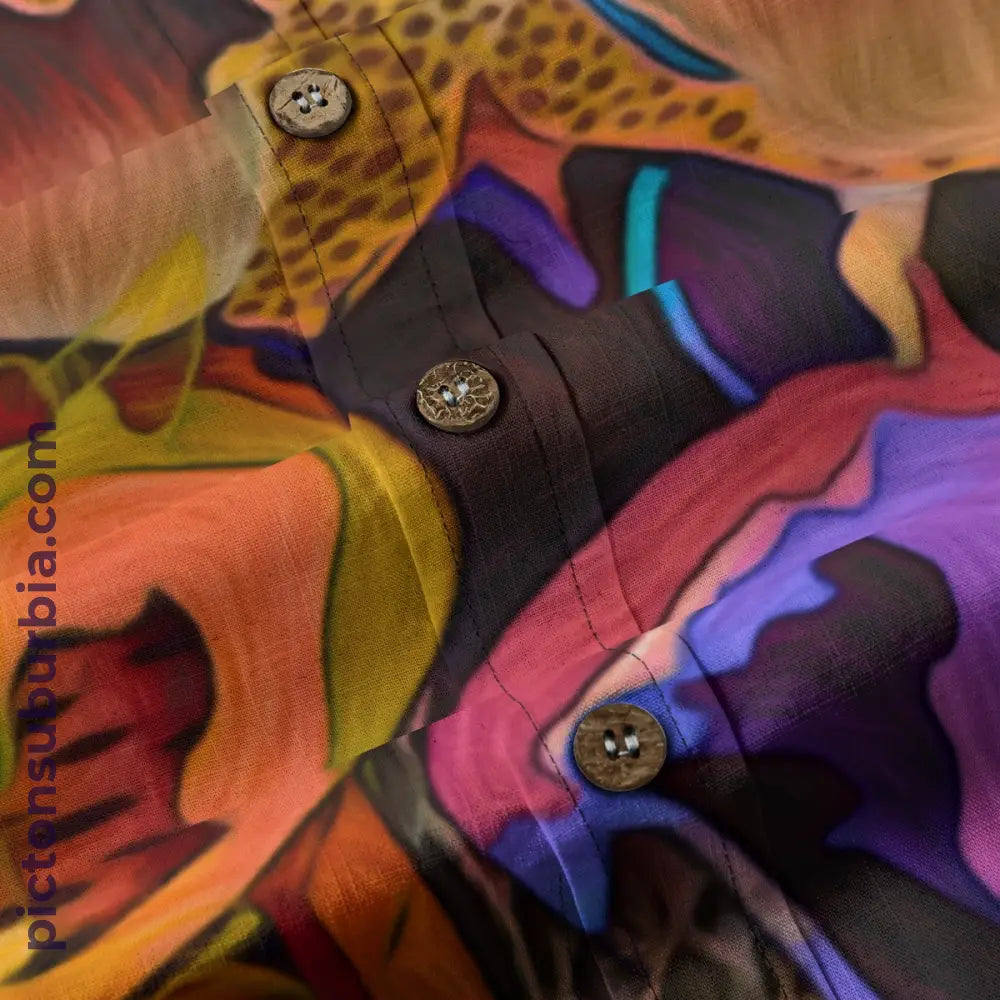 All-Over Print Men’s Breathable Shirt|140GSM Slub Cotton