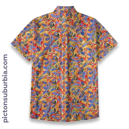 All-Over Print Men’s Breathable Shirt|140GSM Slub Cotton