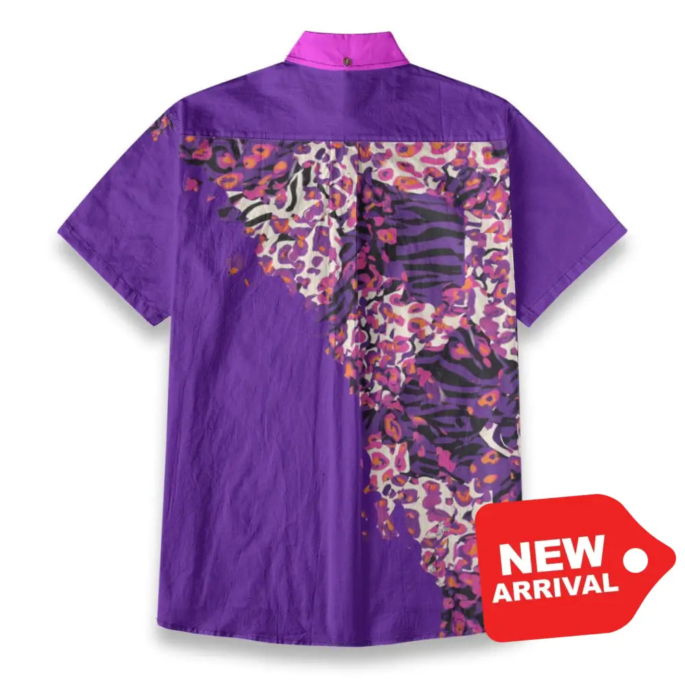 All-Over Print Men’s Breathable Shirt|140GSM Slub Cotton