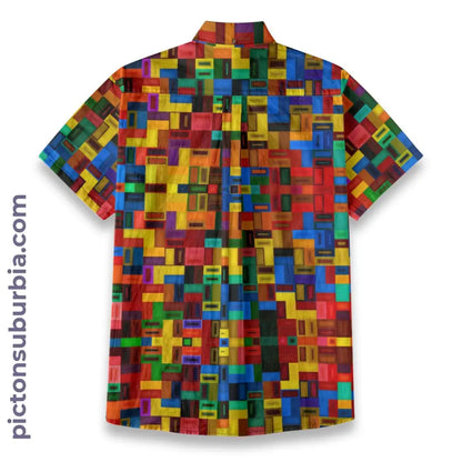 All-Over Print Men’s Breathable Shirt|140GSM Slub Cotton