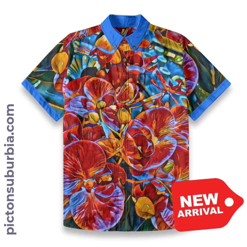 All-Over Print Men’s Breathable Shirt|140GSM Slub Cotton