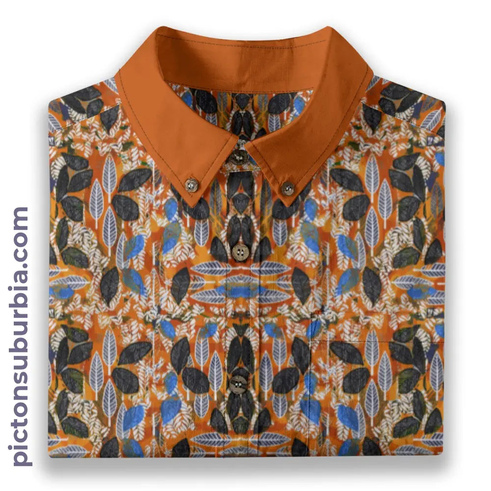 All-Over Print Men’s Breathable Shirt|140GSM Slub Cotton