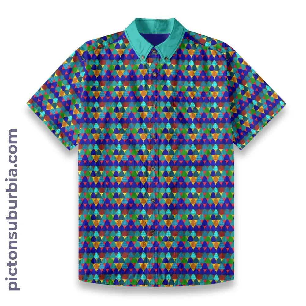 All-Over Print Men’s Breathable Shirt|140GSM Slub Cotton