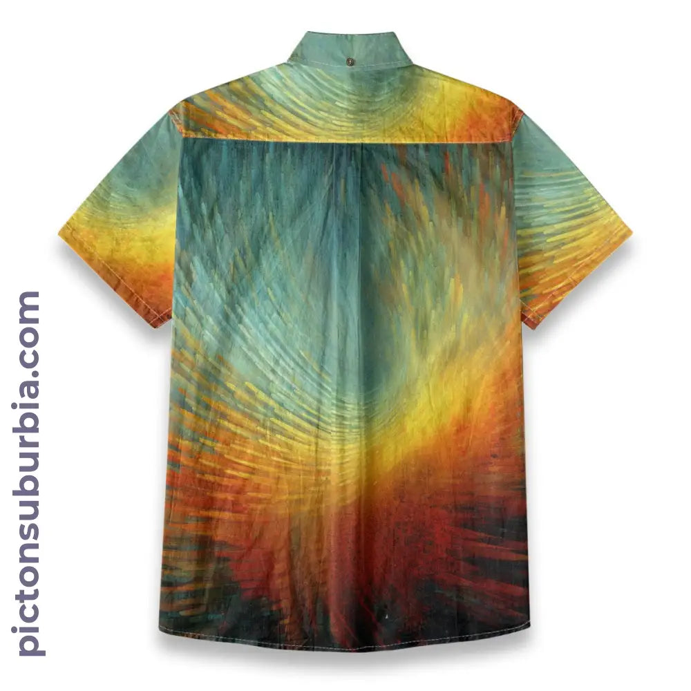 All-Over Print Men’s Breathable Shirt|140GSM Slub Cotton