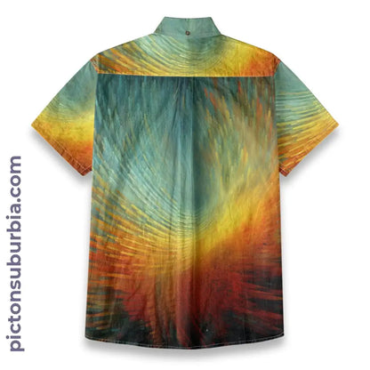 All-Over Print Men’s Breathable Shirt|140GSM Slub Cotton