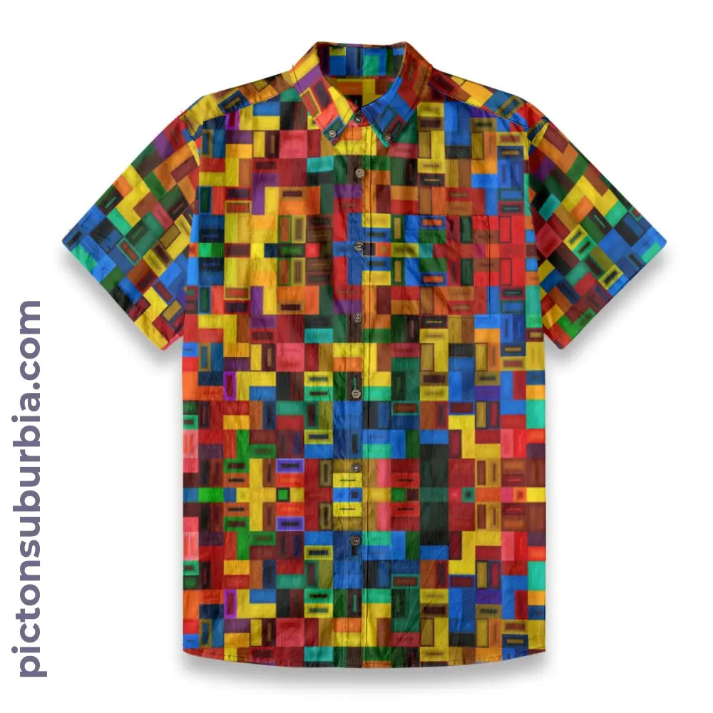 All-Over Print Men’s Breathable Shirt|140GSM Slub Cotton