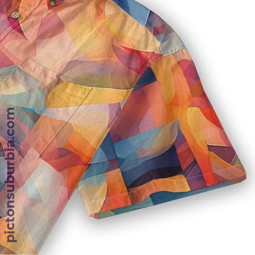 All-Over Print Men’s Breathable Shirt|140GSM Slub Cotton