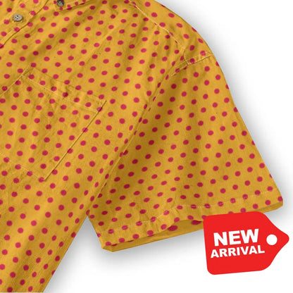 All-Over Print Men’s Breathable Shirt|140GSM Slub Cotton