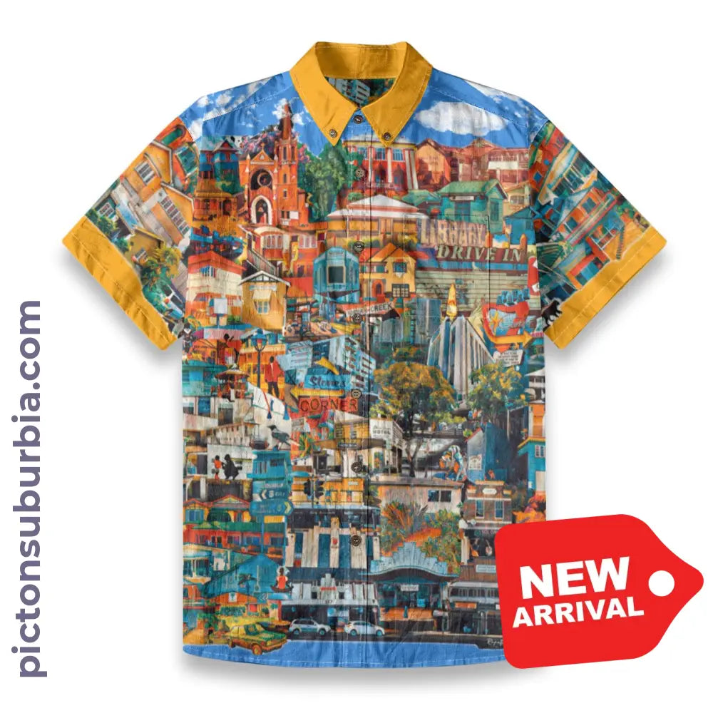 All-Over Print Men’s Breathable Shirt|140GSM Slub Cotton