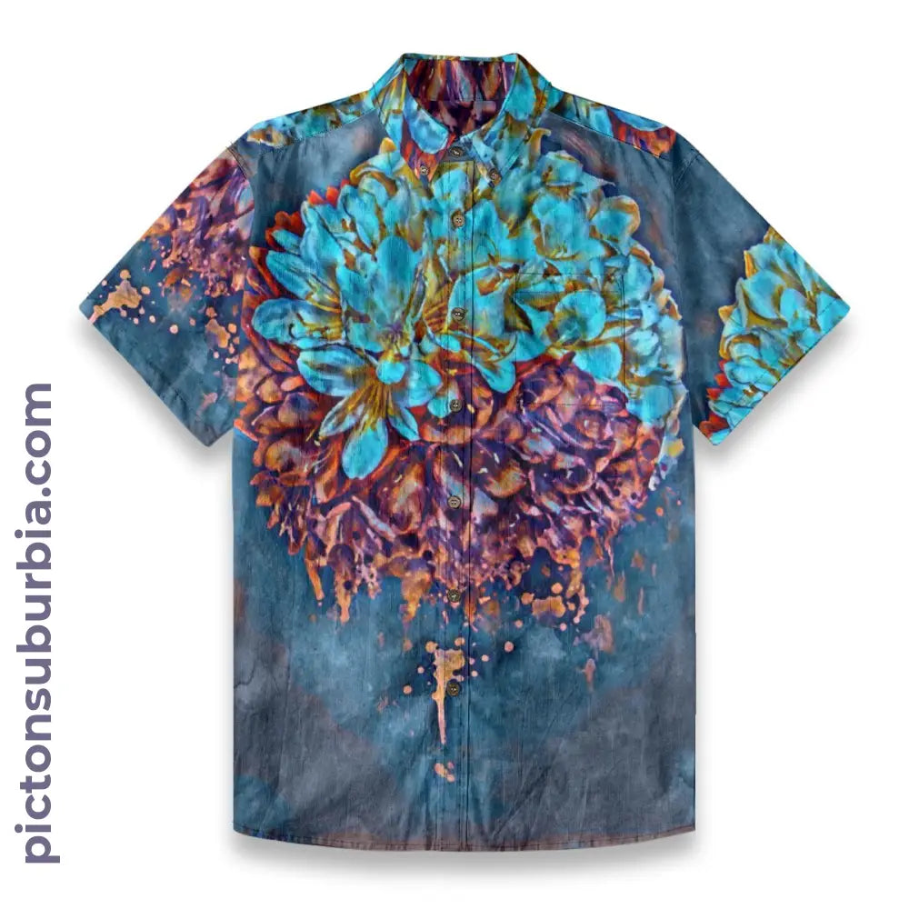 All-Over Print Men’s Breathable Shirt|140GSM Slub Cotton