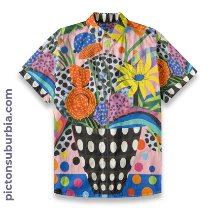 All-Over Print Men’s Breathable Shirt|140GSM Slub Cotton