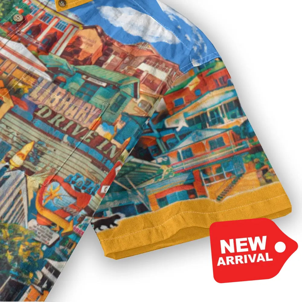 All-Over Print Men’s Breathable Shirt|140GSM Slub Cotton