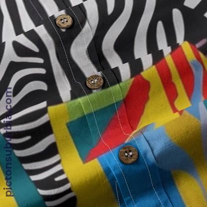All-Over Print Men’s Breathable Shirt|140GSM Slub Cotton
