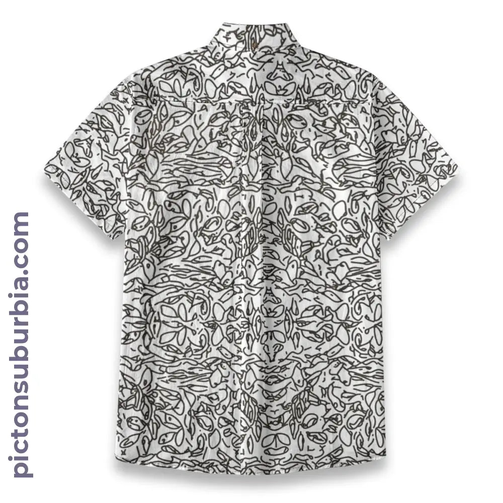 All-Over Print Men’s Breathable Shirt|140GSM Slub Cotton