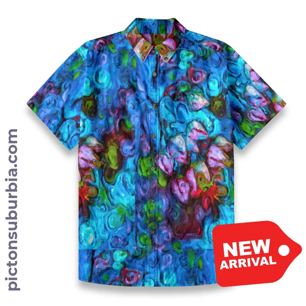 All-Over Print Men’s Breathable Shirt|140GSM Slub Cotton