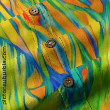 All-Over Print Men’s Breathable Shirt|140GSM Slub Cotton