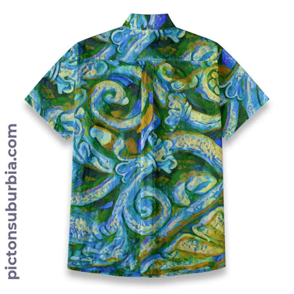 All-Over Print Men’s Breathable Shirt|140GSM Slub Cotton