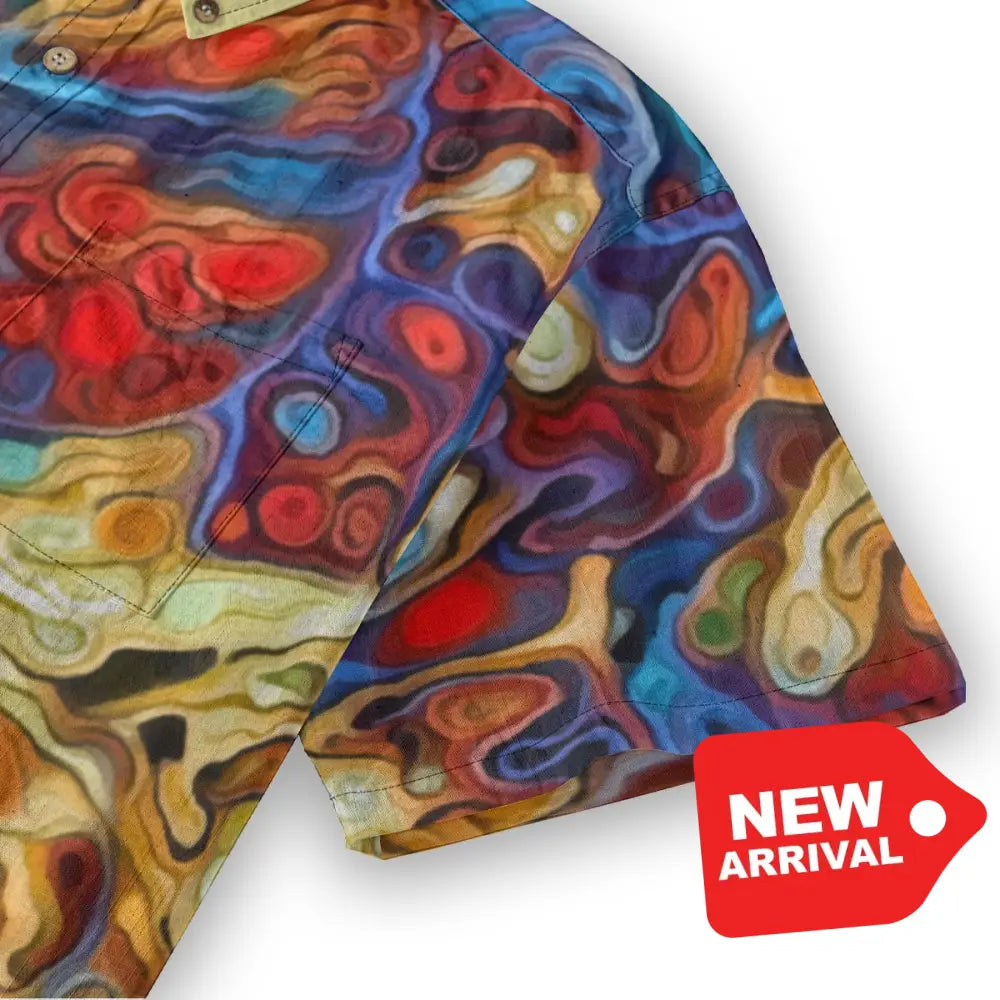 All-Over Print Men’s Breathable Shirt|140GSM Slub Cotton