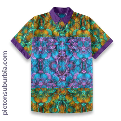 All-Over Print Men’s Breathable Shirt|140GSM Slub Cotton