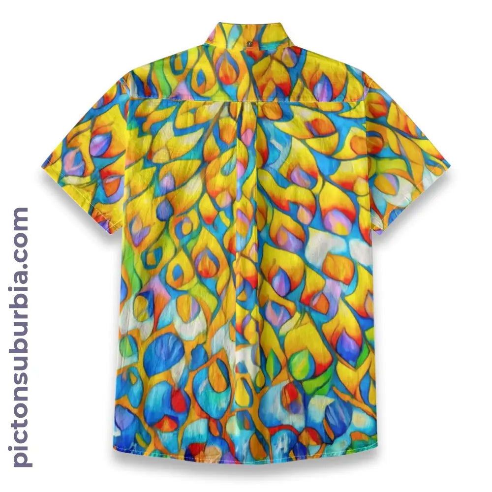 All-Over Print Men’s Breathable Shirt|140GSM Slub Cotton