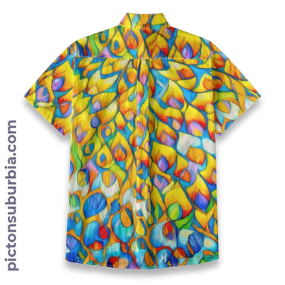 All-Over Print Men’s Breathable Shirt|140GSM Slub Cotton
