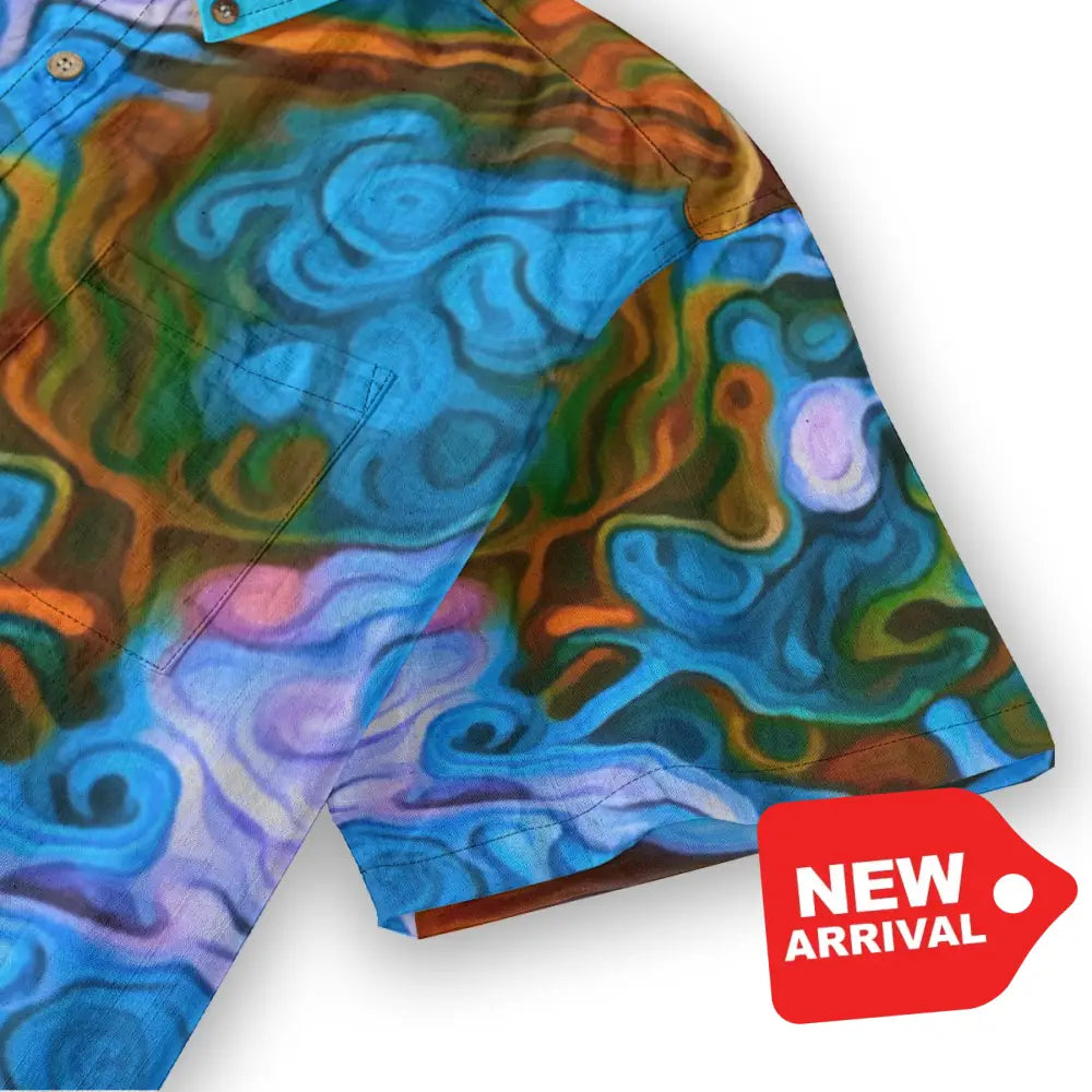 All-Over Print Men’s Breathable Shirt|140GSM Slub Cotton