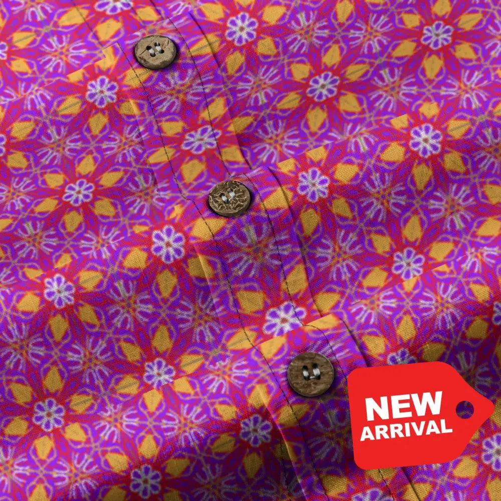 All-Over Print Men’s Breathable Shirt|140GSM Slub Cotton
