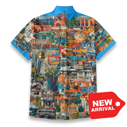 All-Over Print Men’s Breathable Shirt|140GSM Slub Cotton
