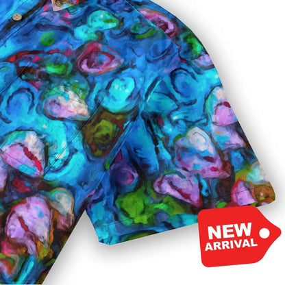 All-Over Print Men’s Breathable Shirt|140GSM Slub Cotton