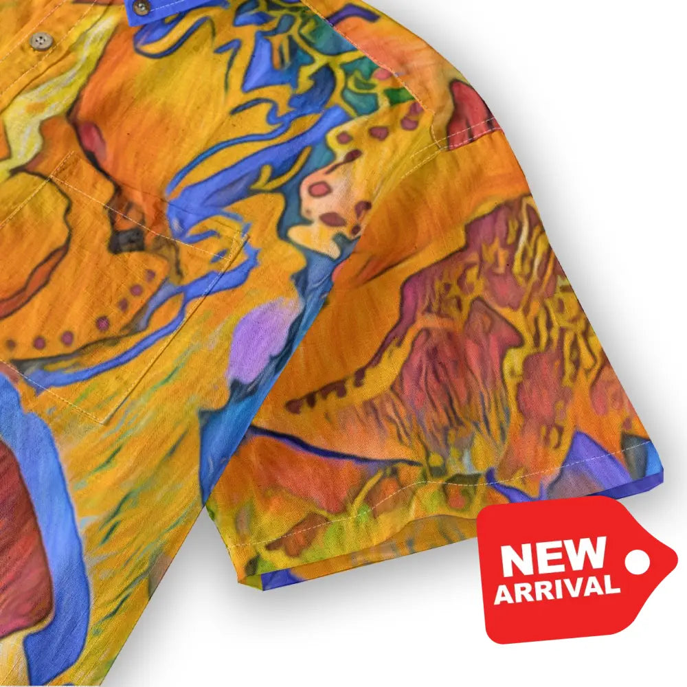 All-Over Print Men’s Breathable Shirt|140GSM Slub Cotton