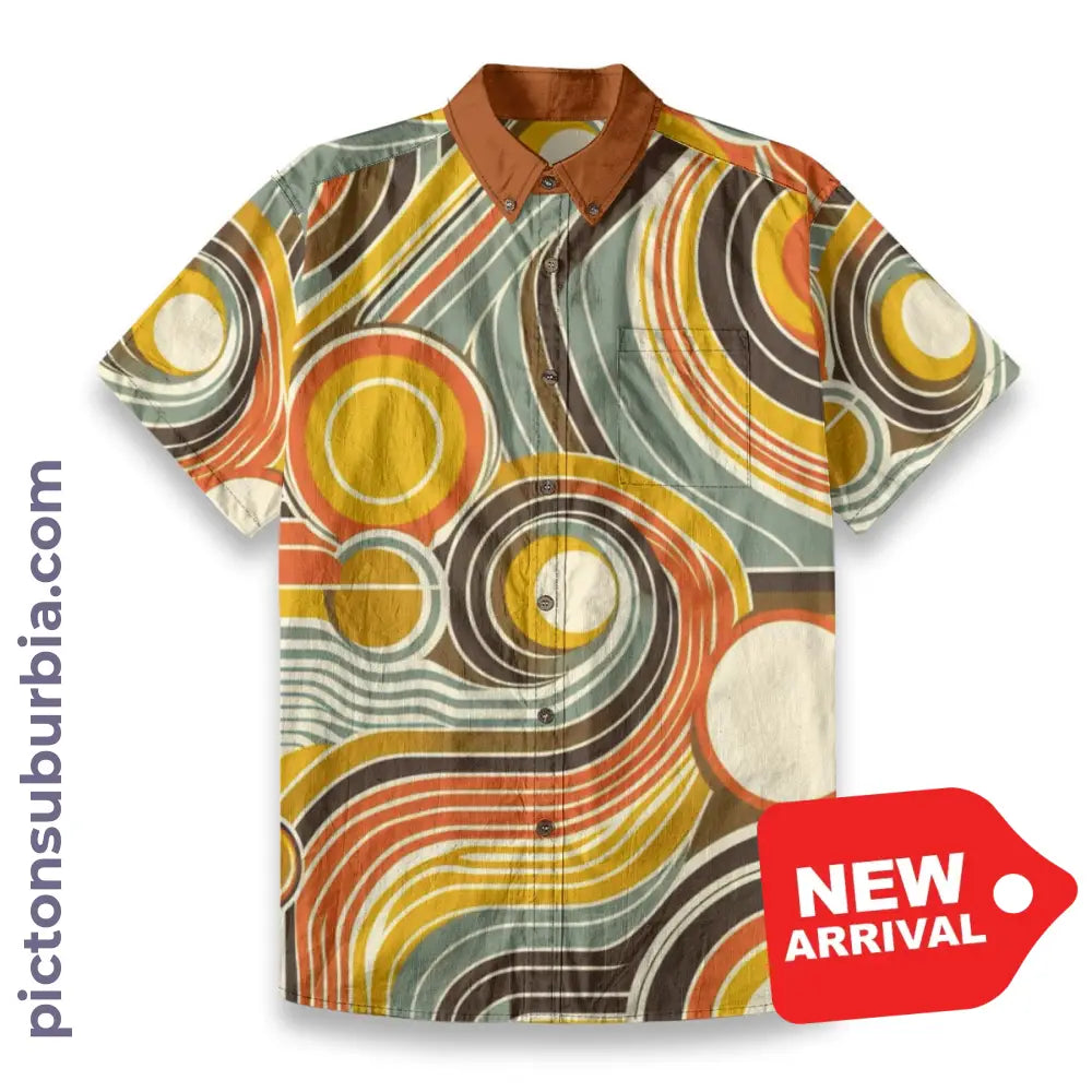 All-Over Print Men’s Breathable Shirt|140GSM Slub Cotton