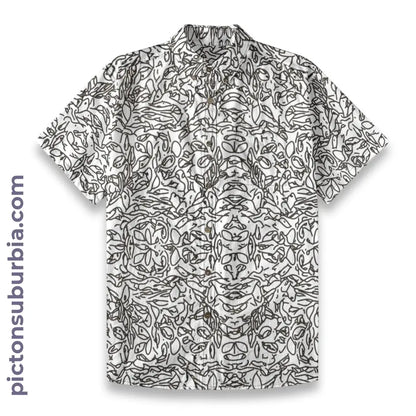All-Over Print Men’s Breathable Shirt|140GSM Slub Cotton