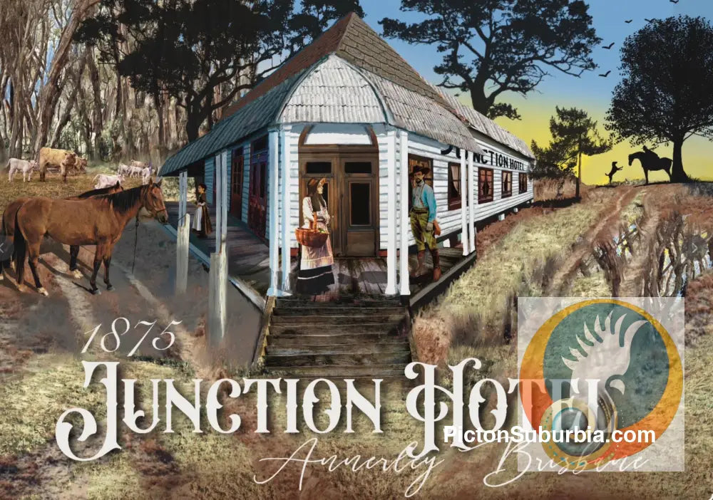 Annerley: Junction Hotel Postcard (A6 Standard or A5 Larger Card / Set of 5) - Physical good