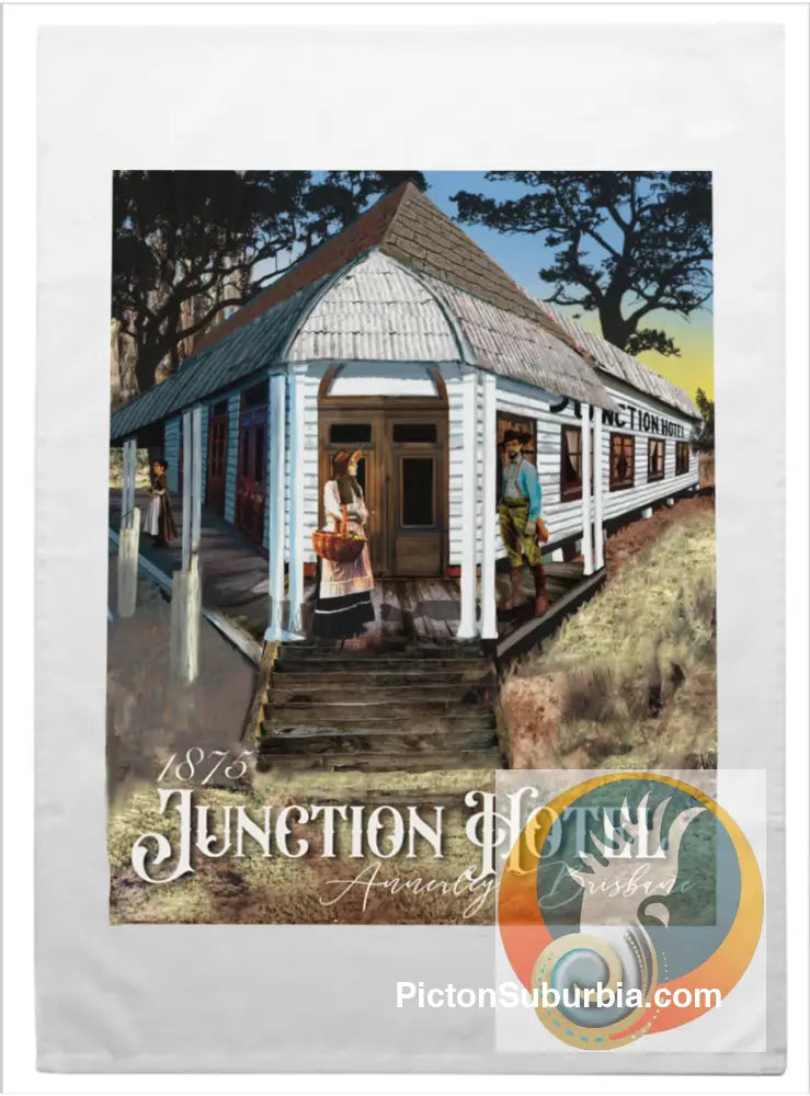 Annerley: Junction Hotel Tea Towel - Physical good