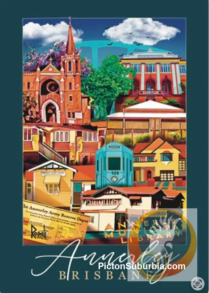 Annerley: Postcard Annerley: (A6 Standard or A5 Larger Card / Set of 5) - Physical good