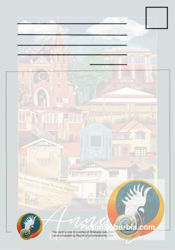Annerley: Postcard Annerley: (A6 Standard or A5 Larger Card / Set of 5) - Physical good