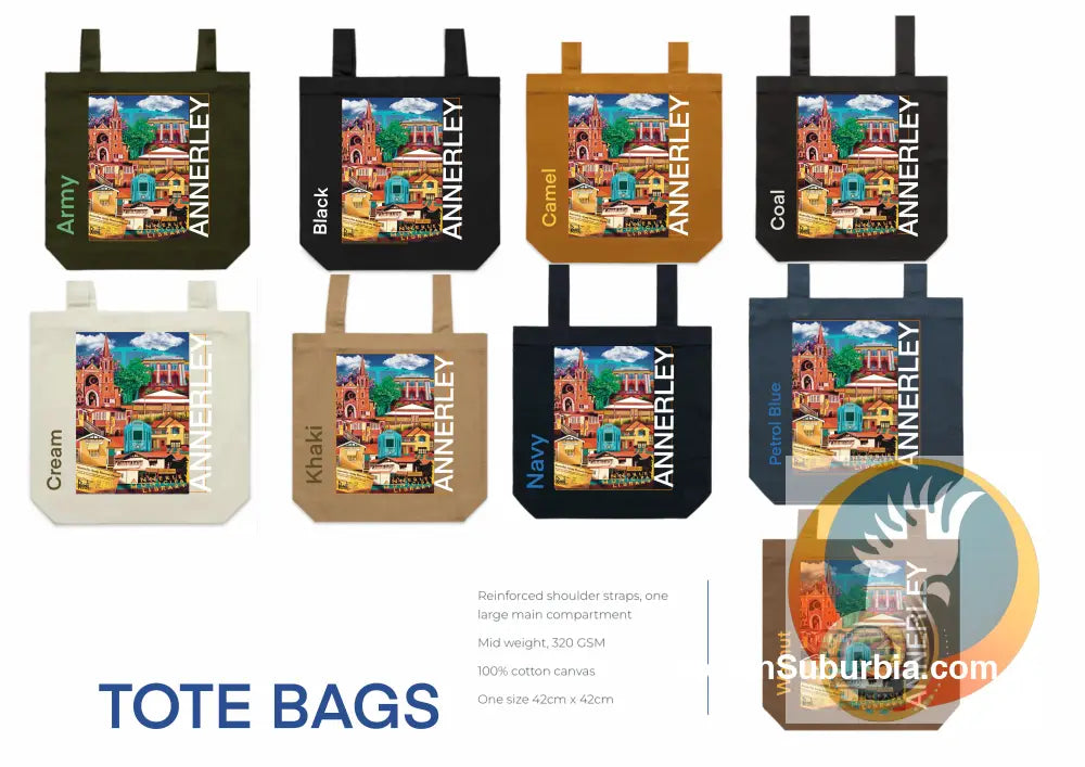 Annerley: Premium Canvas Tote 42x42 - ToteBag
