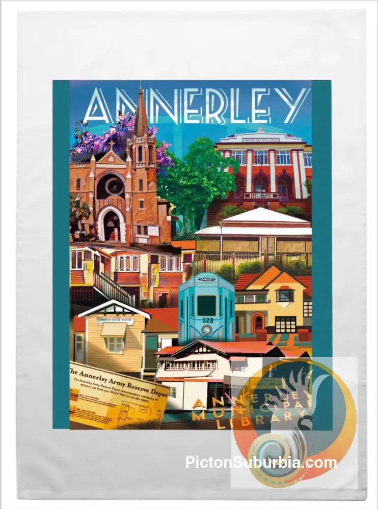 Annerley Tea Towel 100% Cotton - Physical good