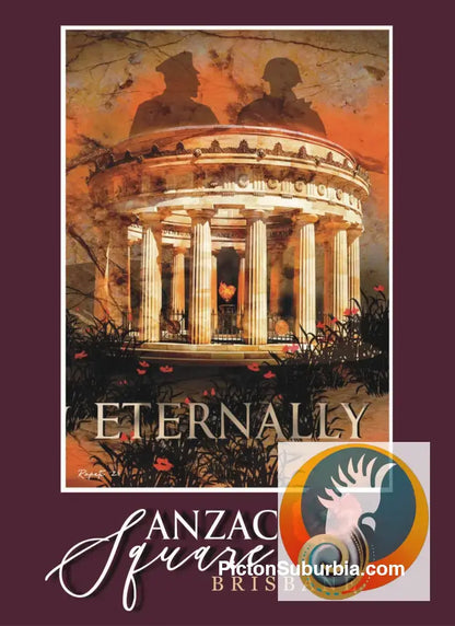 Brisbane CBD: ANZAC Square Art Print - Physical good