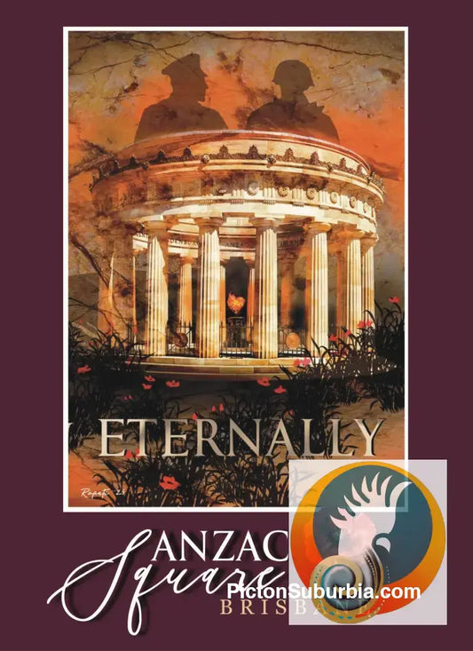 Brisbane CBD: ANZAC Square Art Print - Physical good
