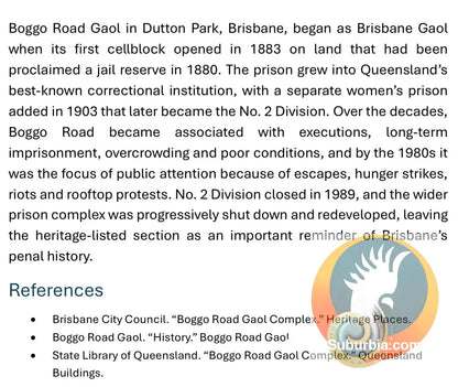 Boggo Road Gaol: Dutton Park - Greeting Card Pack/ Set of 5 - greeting Card