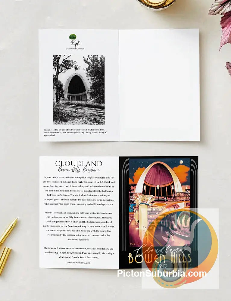 Bowen Hills: Cloudland Greeting card Pack/ Set of 5 - Physical good