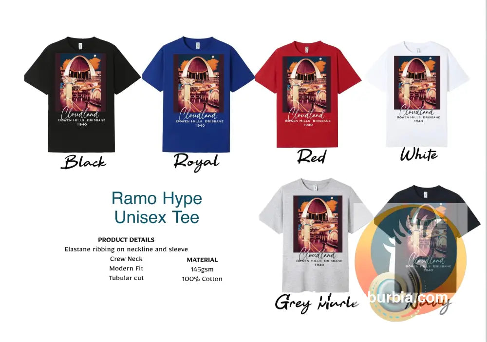 Bowen Hills ‘Cloudland’ Suburban Tee - T-shirt