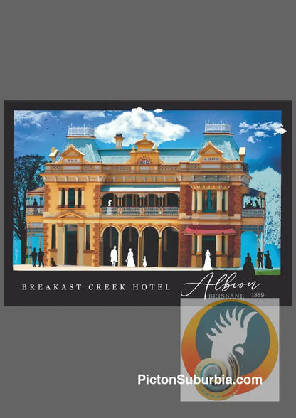 Albion: Breakfast Creek Hotel 1889. Art Print - Physical good